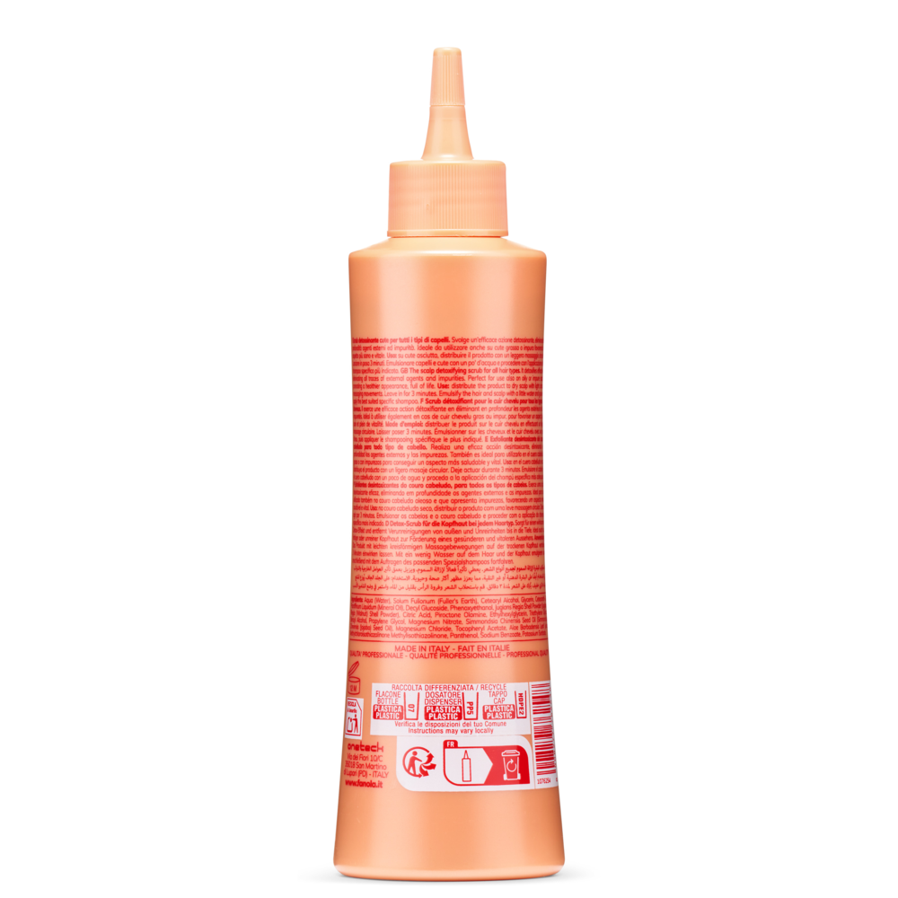 Fanola Detox Scalp Scrub Fluid Gel Vitamins Energy 195ml