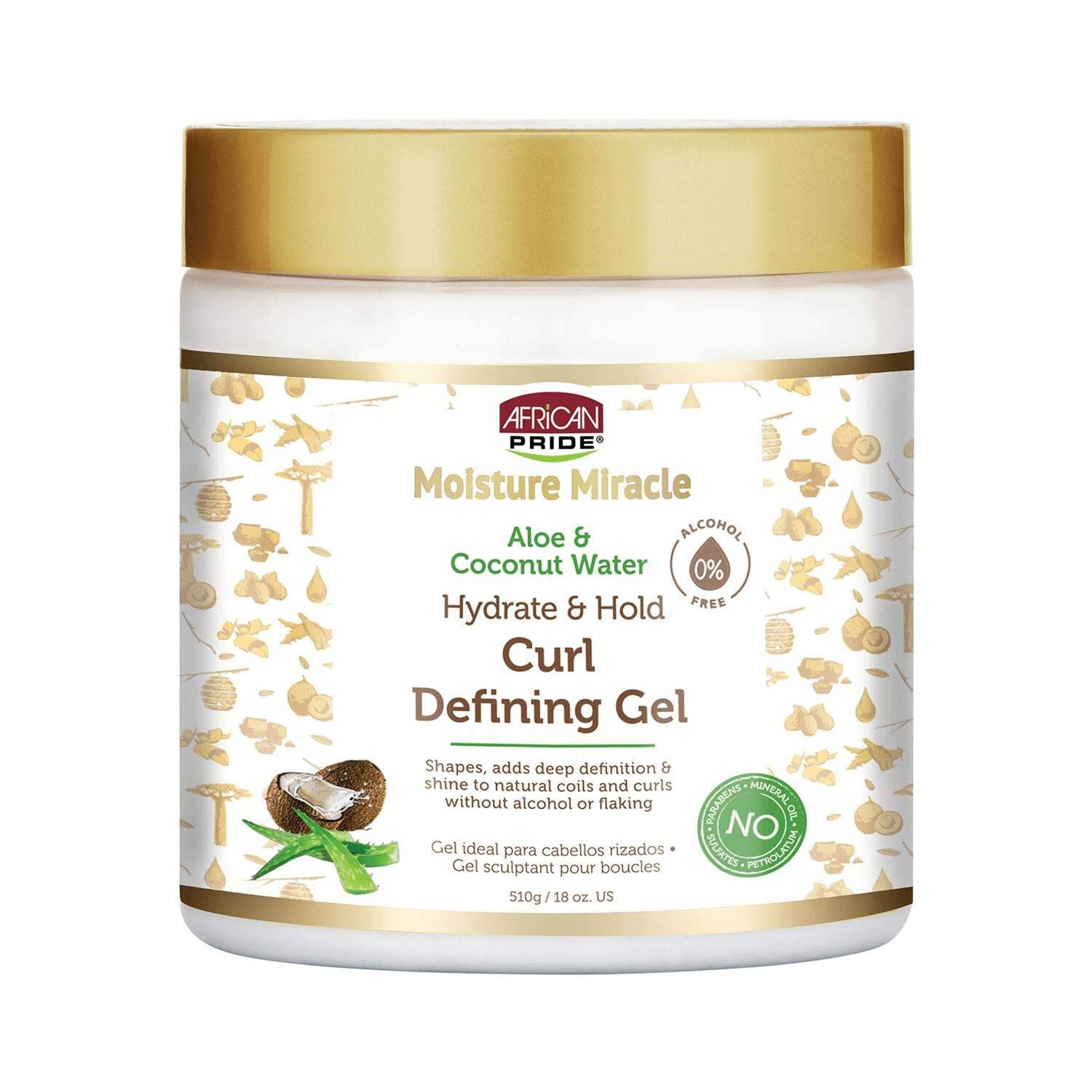 African Pride Moisture Miracle Curl Defining Gel 510g