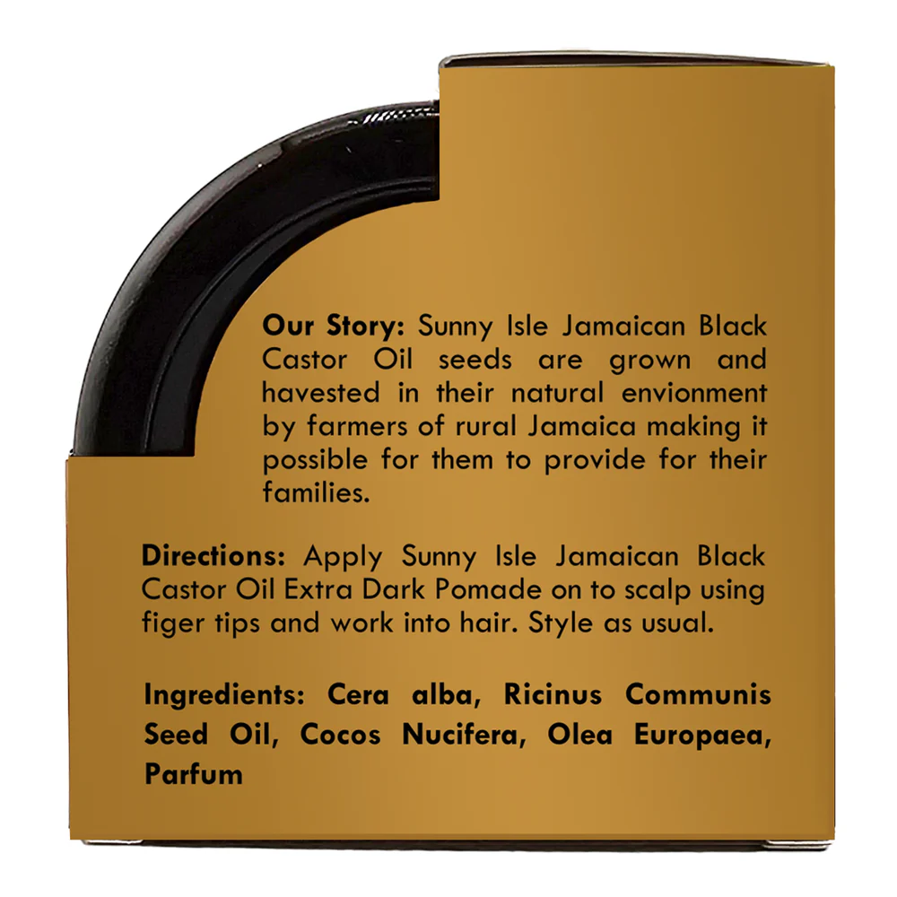 Sunny Isle Jamaican Extra Dark Castor Oil Pomade 4oz-Hair Oil-Aladin Beauty