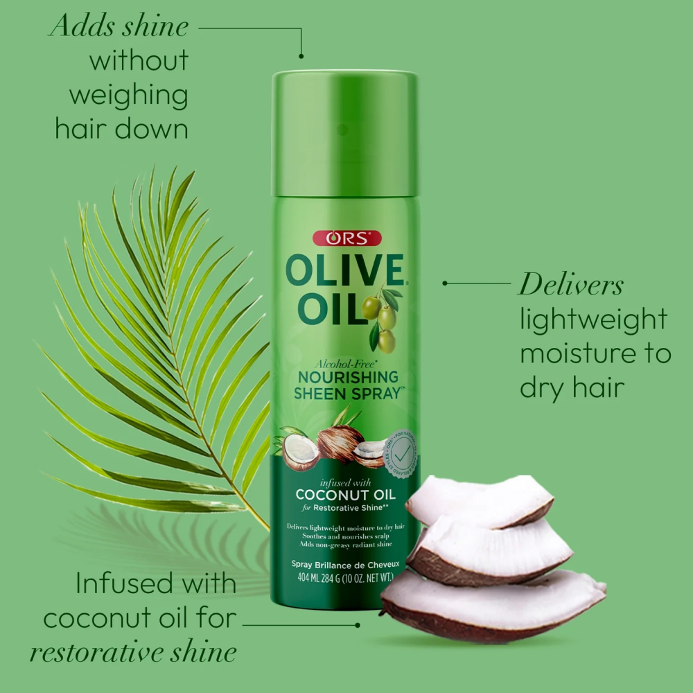 Ors Olive Oil Sheen Spray Coconut 10oz-All-Aladin Beauty