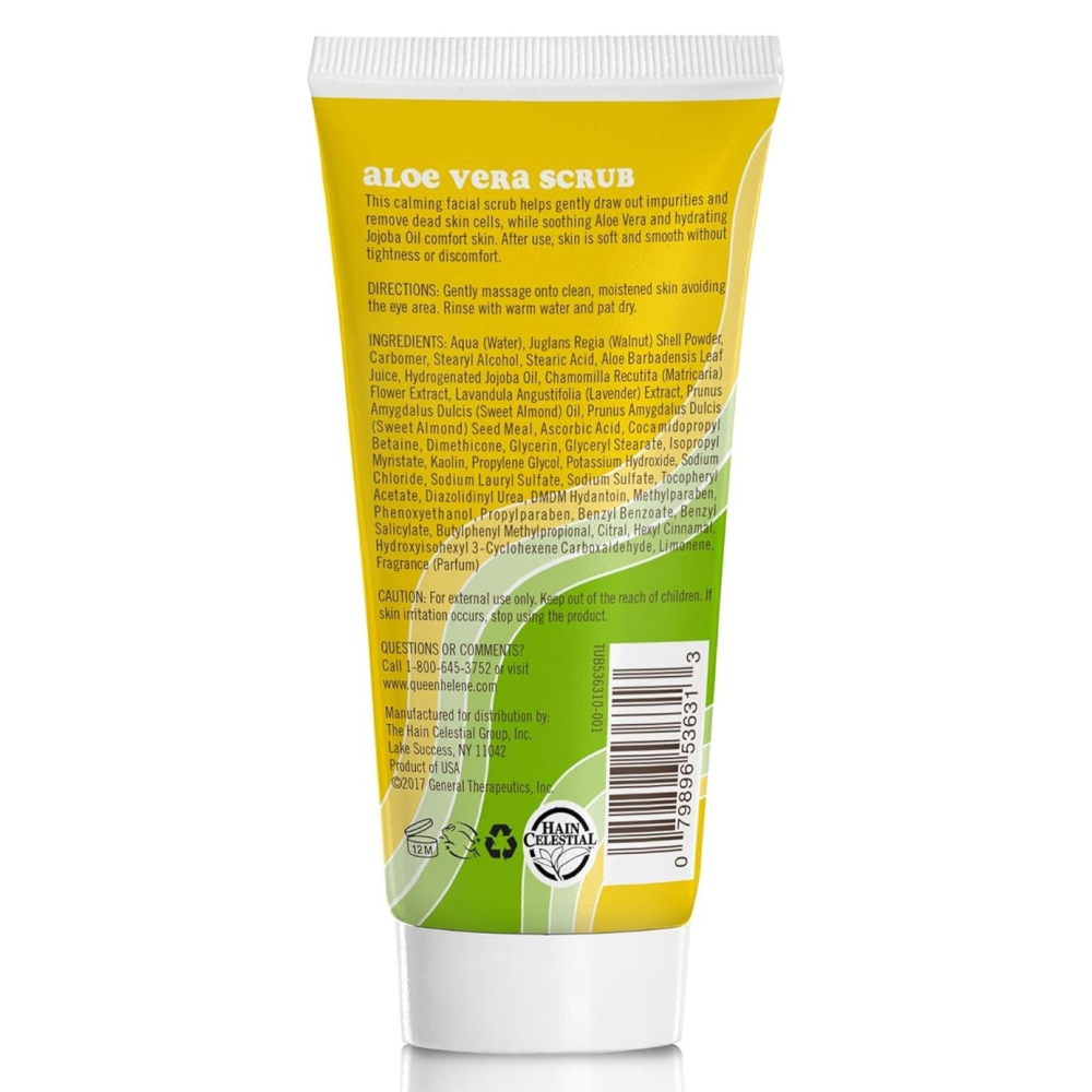 Queen Helene Face Scrub Aloevera 6oz-All-Aladin Beauty