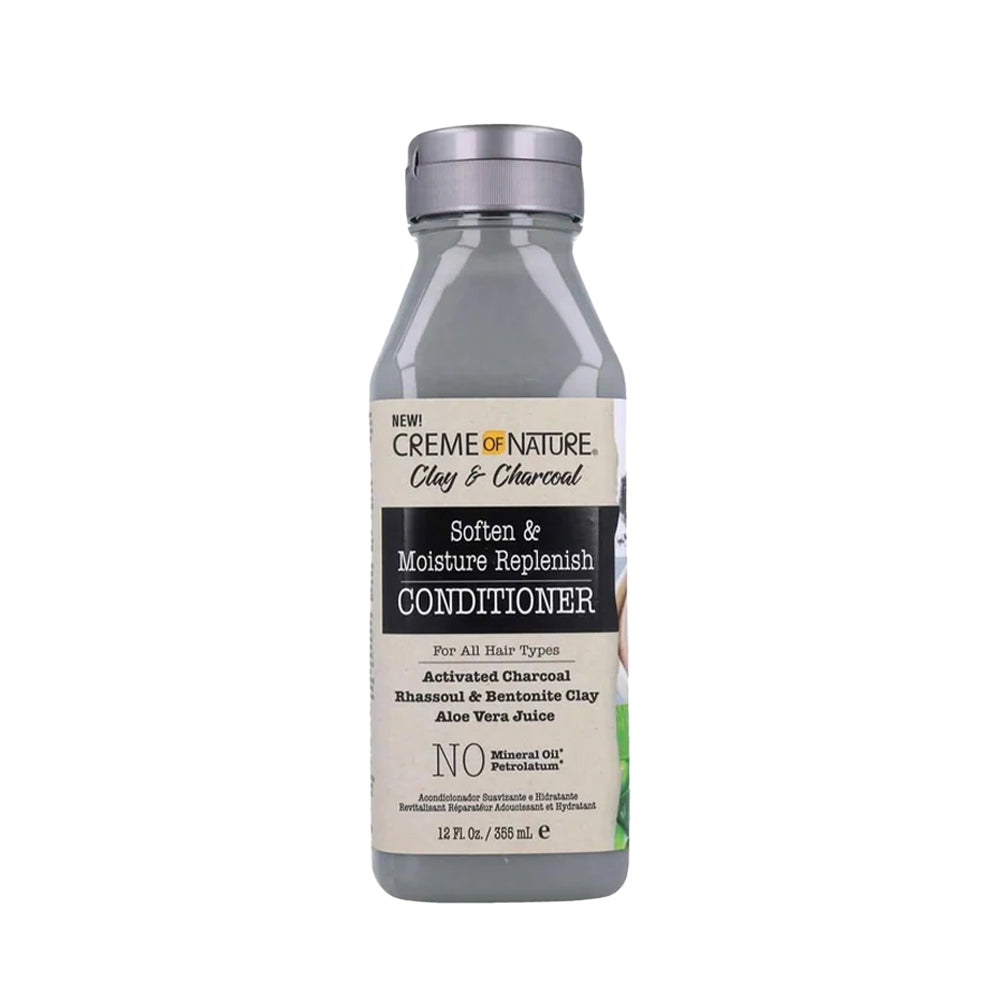 Creme of Nature Clay & Charcoal Soften & Moisture Replenish Shampoo 355ml-Detox Shampoo-Aladin Beauty