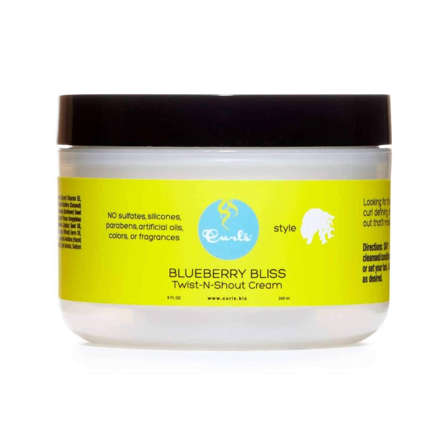 Curls Blueberry Bliss Twist N Shout Cream 240ml - Aladin Beauty