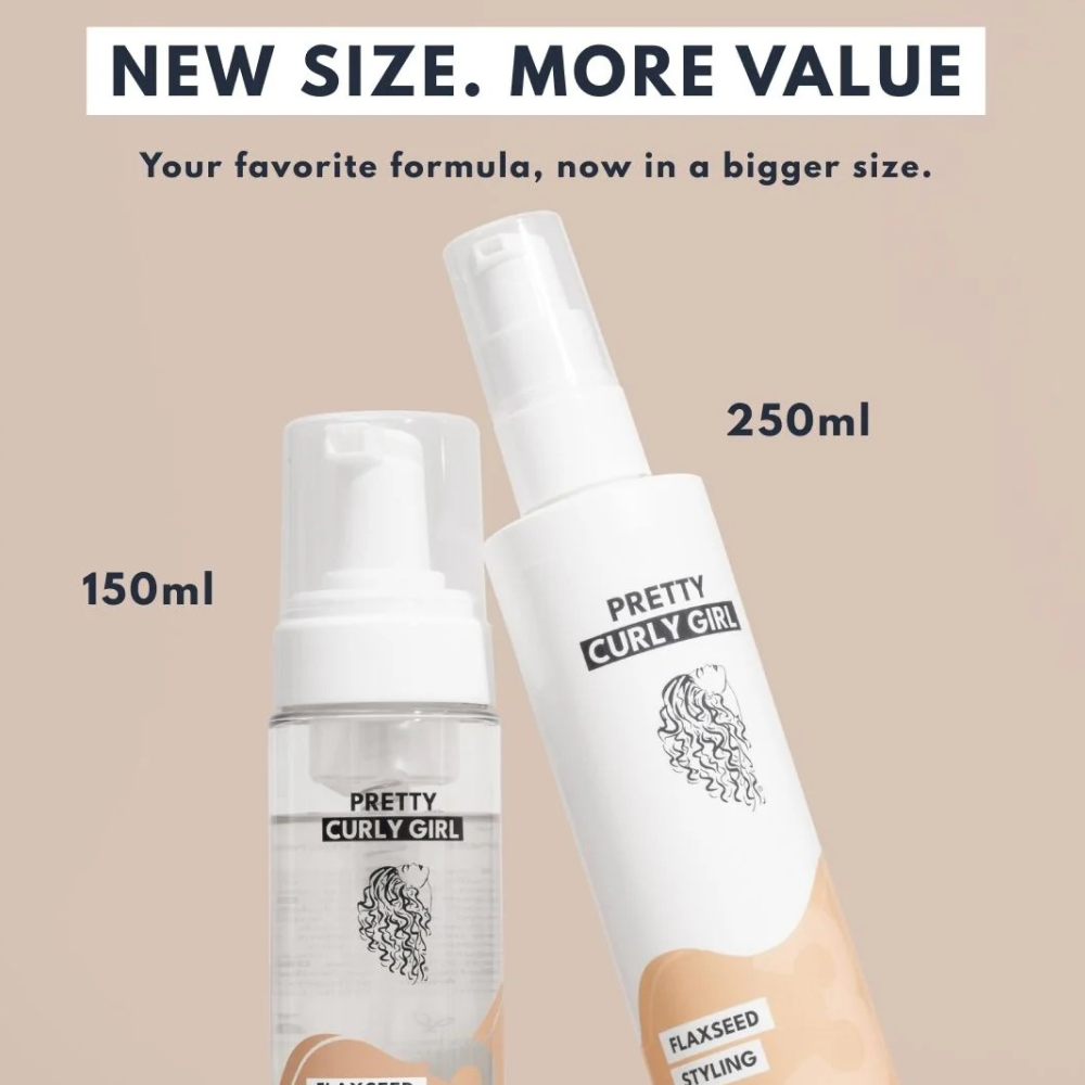 Pretty Curly Girl Flaxseed Styling Foam