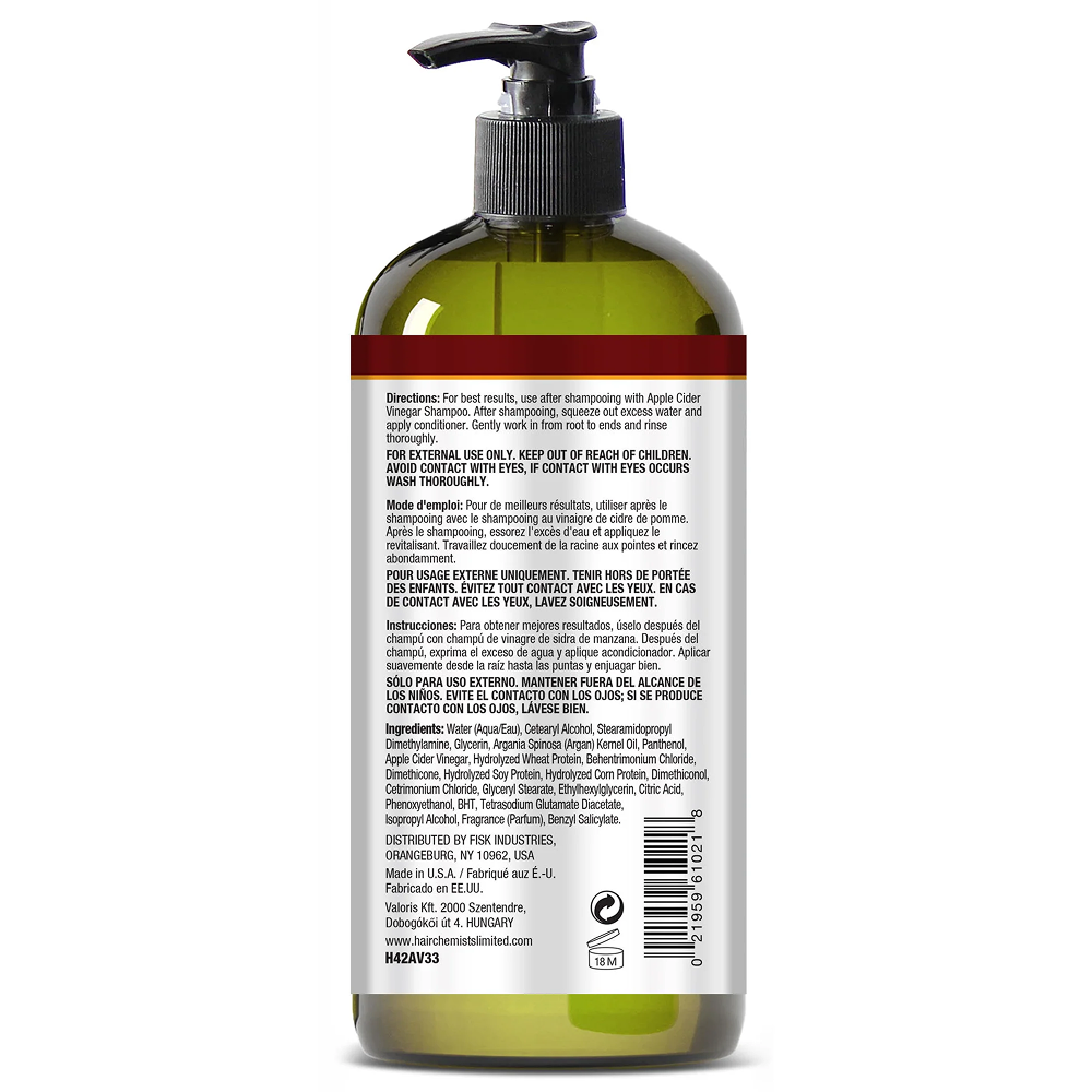 Hair Chemist Apple Cider Vinegar Conditioner 33oz-All-Aladin Beauty