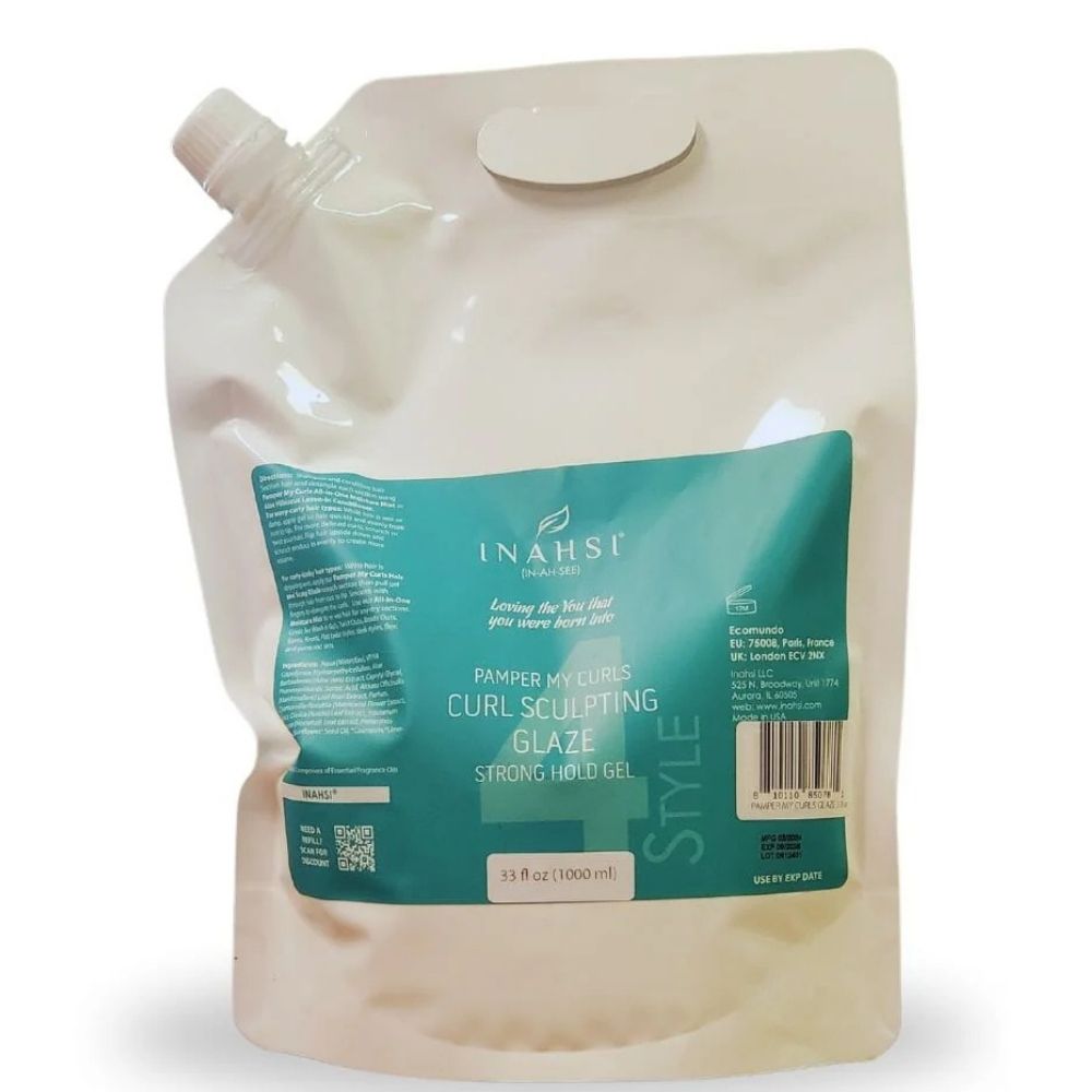 Inahsi Naturals Pamper My Curl Sculpting Glaze Strong Hold Gel