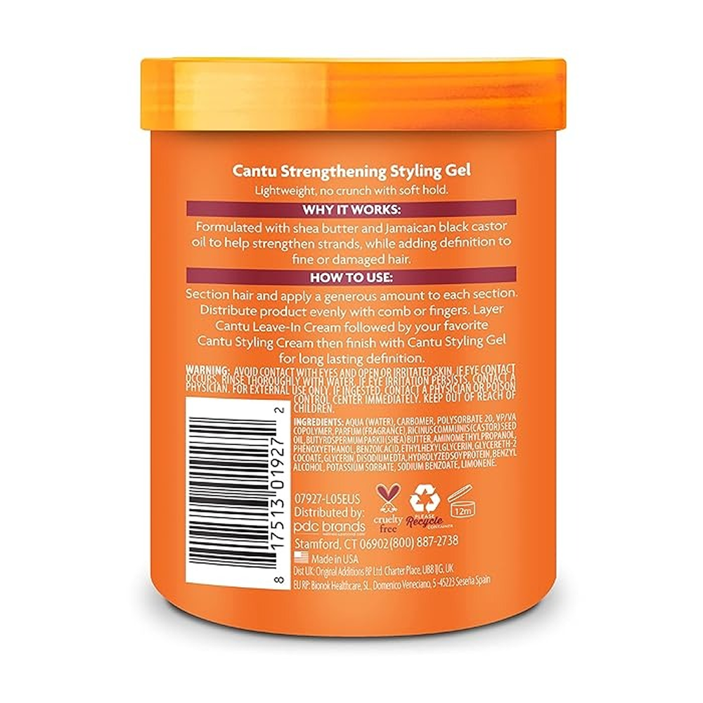 Cantu Natural Styling Gel Jamaican Black Castor Oil Braiding 18.25oz-All-Aladin Beauty