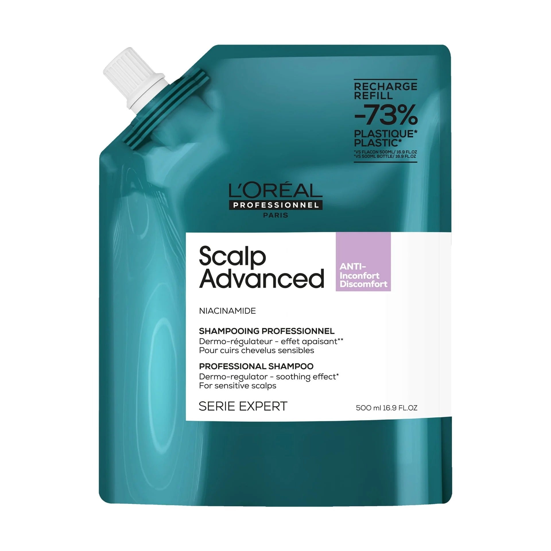 L'Oréal Professionnel Scalp Advanced Professional Shampoo Refill 500ml