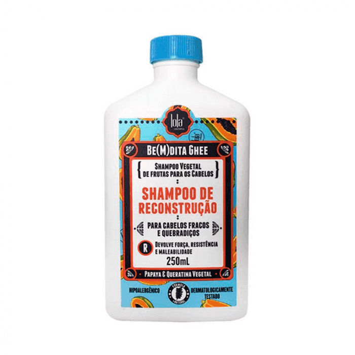Lola Cosmetics Be(M)dita Ghee Papaya & Vegetable Keratin Reconstruction Shampoo 250ml