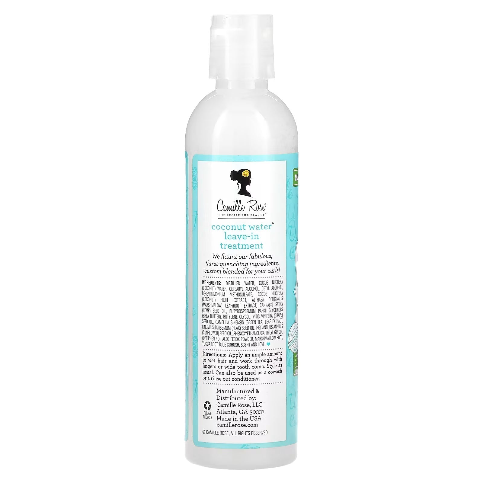 Camille Rose Coconut Water Leave-In Treatment 240ml