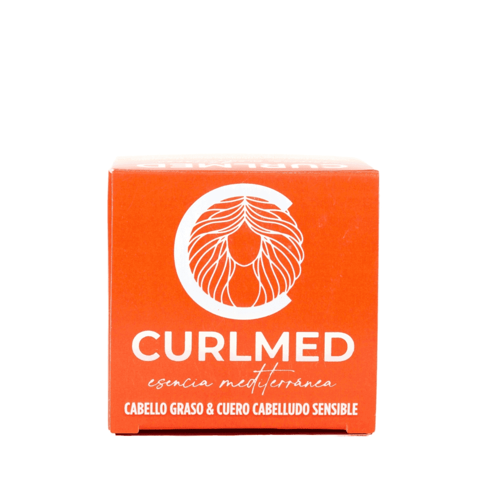 CurlMed Solid Shampoo for Oily Hair and Sensitive Scalp 80g