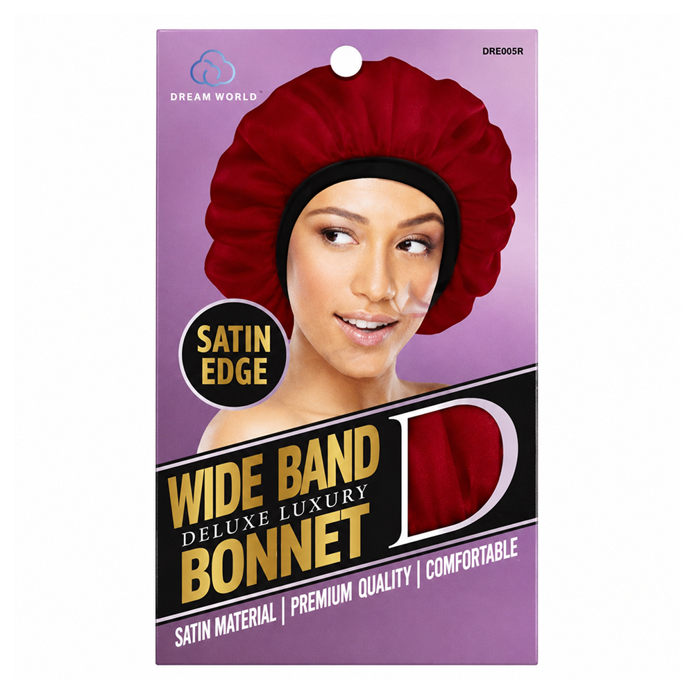 Dream World W-Wide Band Bonnet Satin