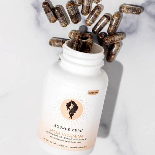 Bounce Curl Hair Vitamins with Nigella Sativa - 60 Capsules