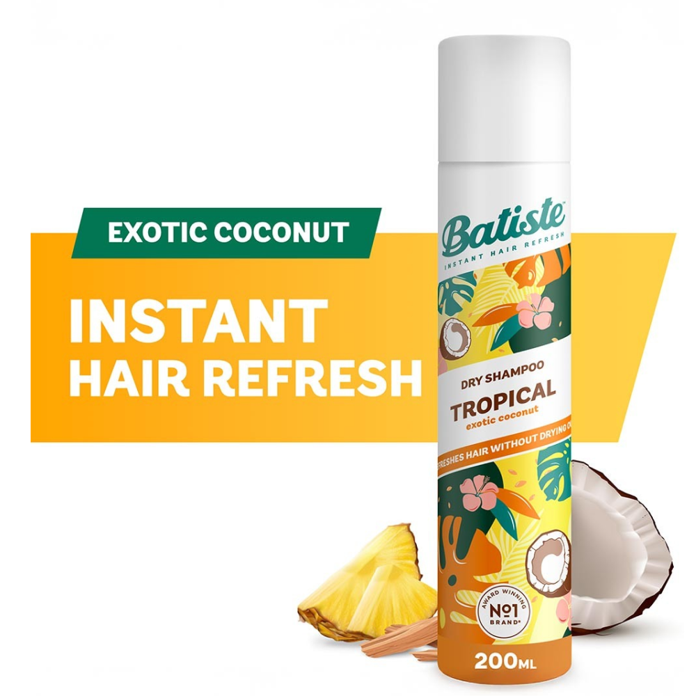 Batiste Dry Shampoo Tropical 200ml