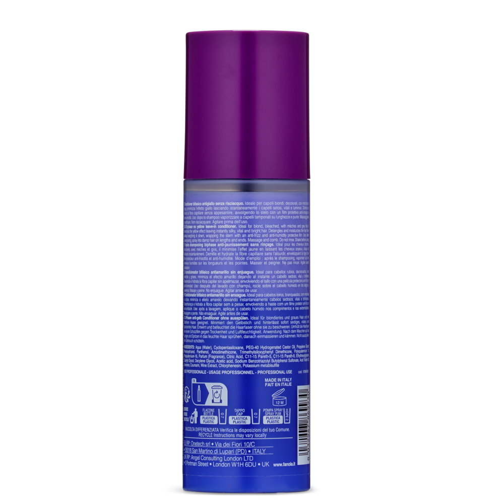 Fanola No Yellow Two-Phase Leave-In Conditioner 150ml-Leave-in Conditioner-Aladin Beauty