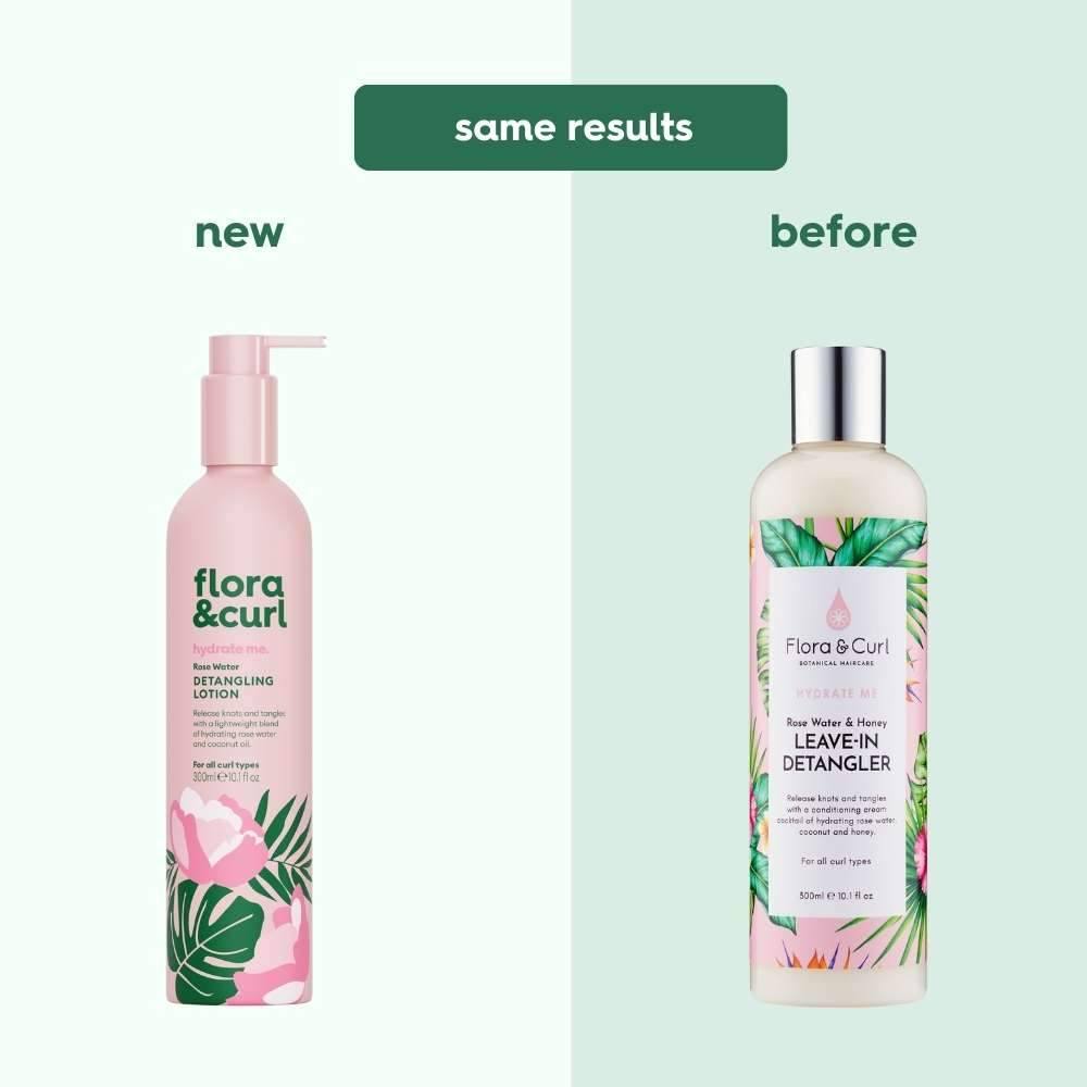 Flora & Curl Hydrate Me Rose Water Detangling Lotion 300ml