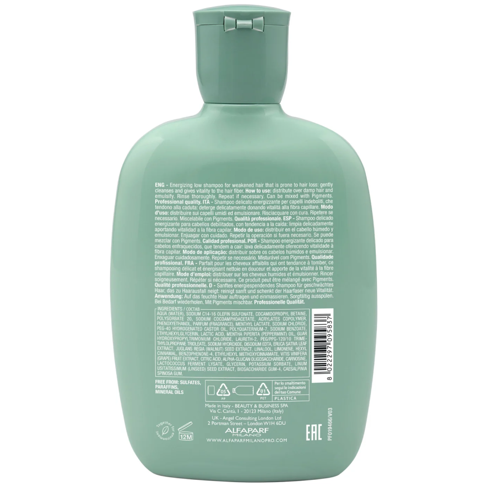 Alfaparf Semi Di Lino Scalp Renew Energizing Low Shampoo 250ml