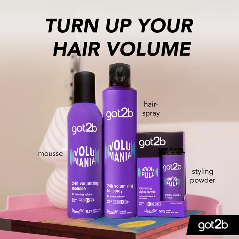 Schwarzkopf Got2b Volumania Hairspray 300ml-All-Aladin Beauty