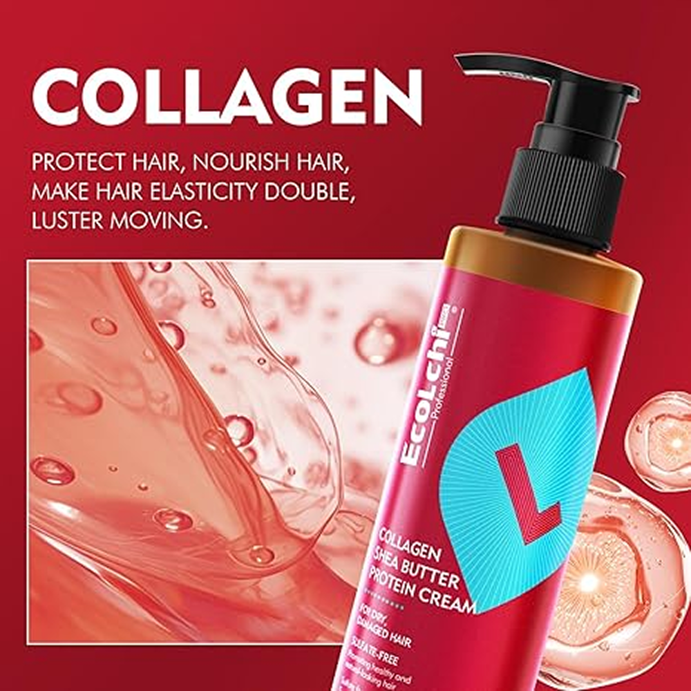 Ecolchi Collagen Shea Butter Protein Cream 200ml