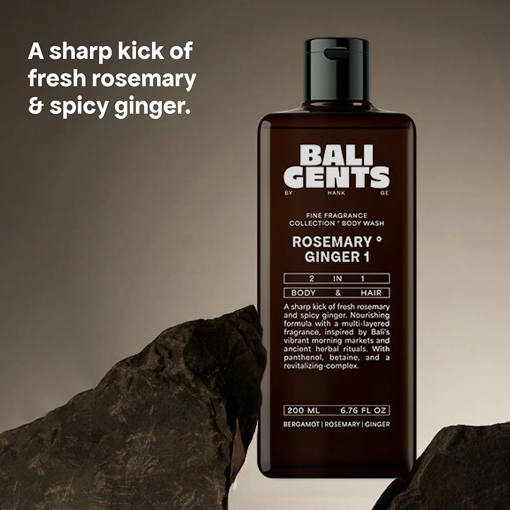 Bali Curls Gents Bodywash Rosemary Ginger 1 200ml