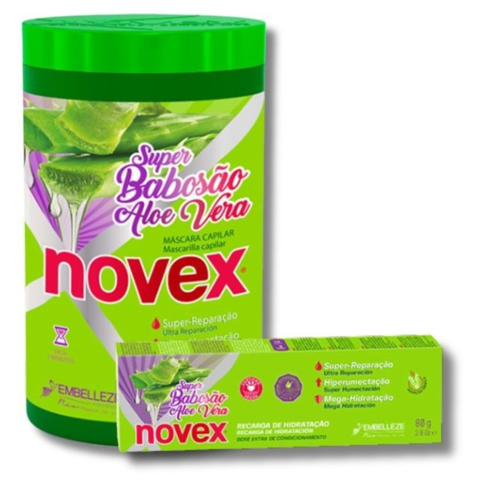 Novex Pack Mask 400gr + Refill 80gr Super Aloe Vera
