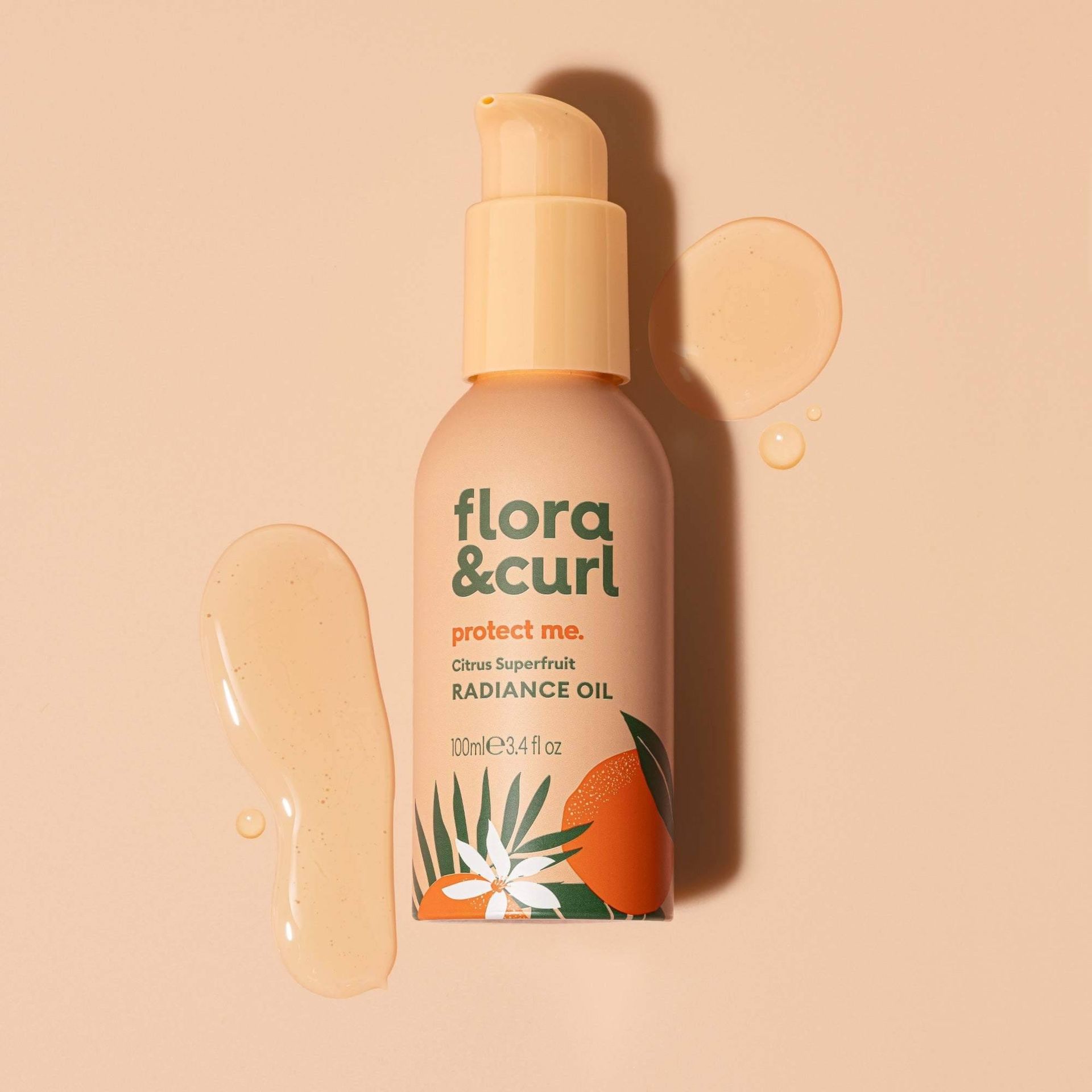 Flora & Curl Protect Me Citrus Superfruit Radiance Oil 100ml