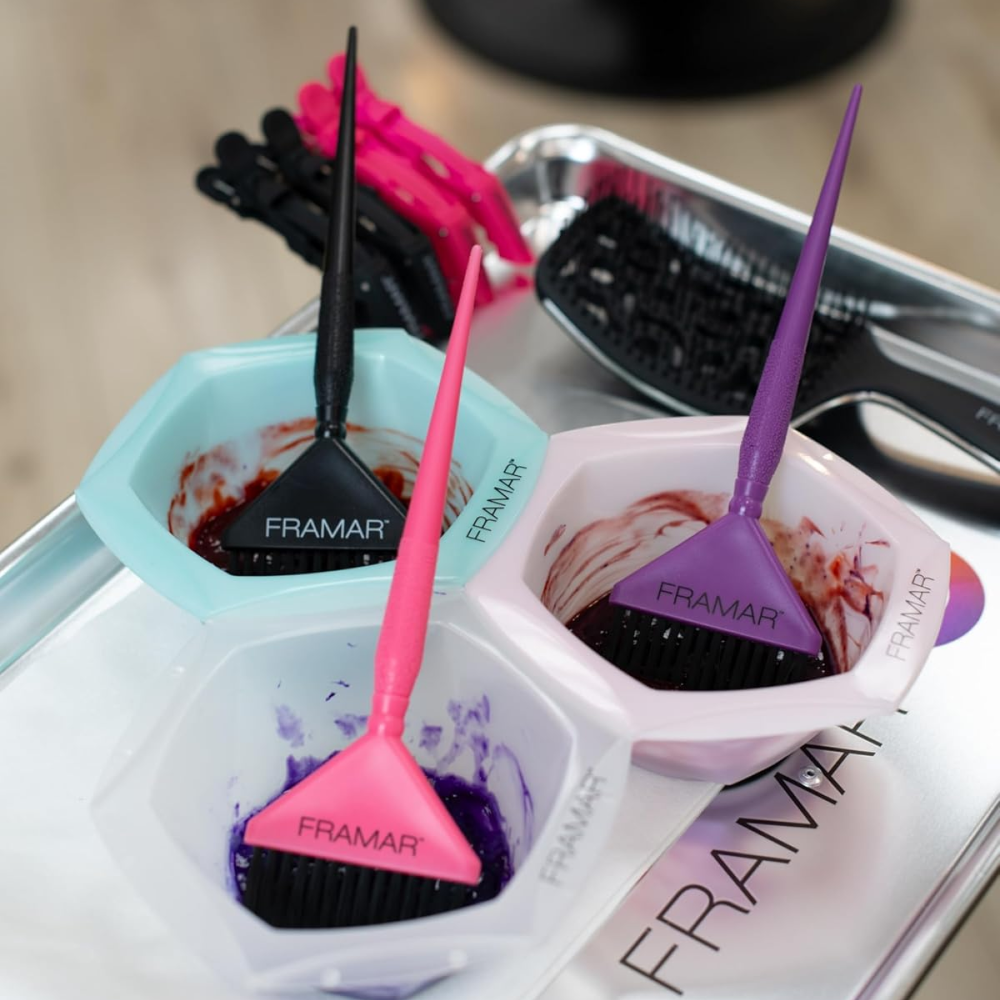 Framar Big Daddy Tricolor Brush Set 3 Pack