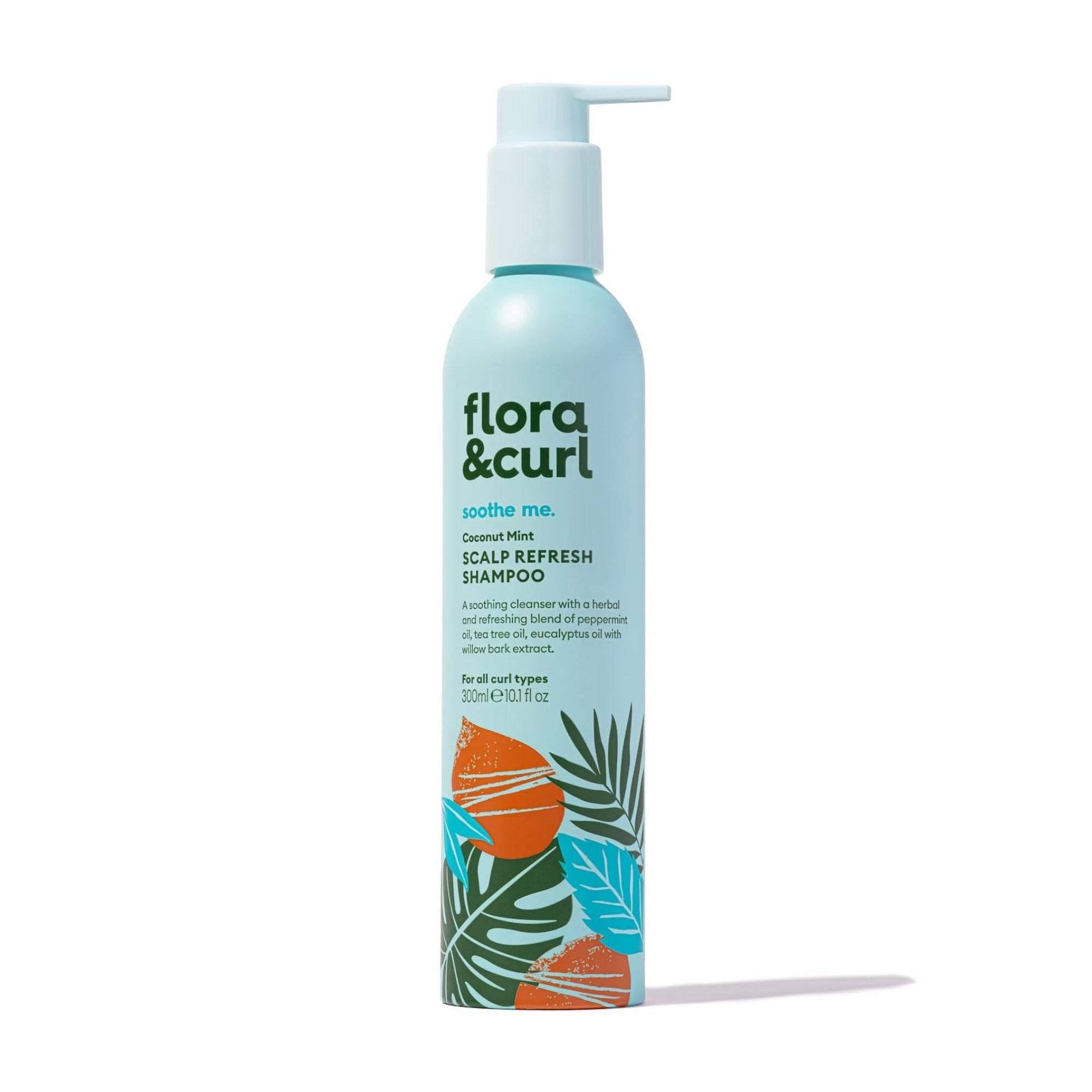 Flora & Curl Soothe Me Coconut Mint Scalp Refresh Champú 300ml - Aladin Beauty