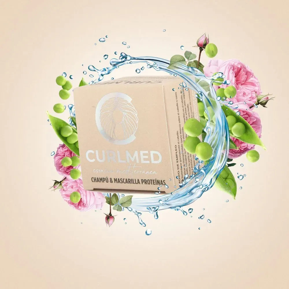 CurlMed Solid Shampoo + Mask Protein All Hair Types 70g