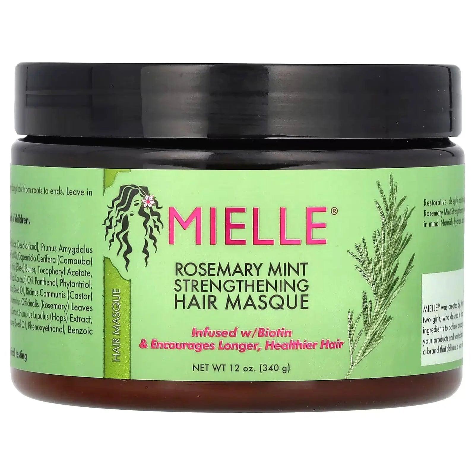 Mielle Rosemary Mint Strengthening Hair Masque 340g - Aladin Beauty