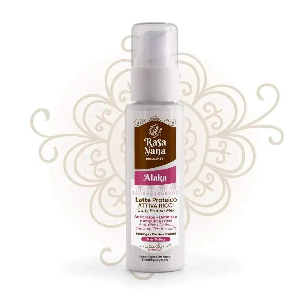 Rasayana Biocosmesi Alaka Latte Proteico Attiva Ricci 100ml - Aladin Beauty