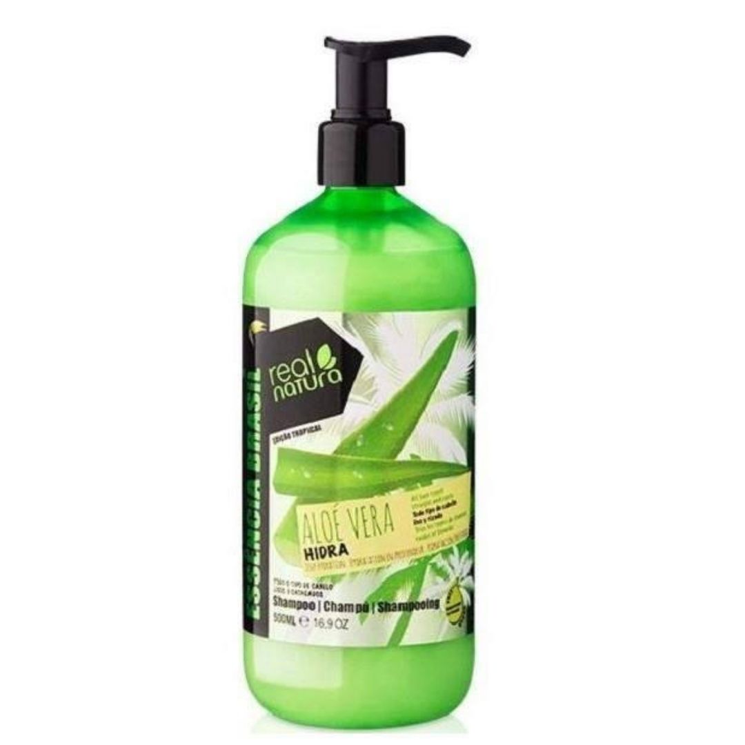 Real Natura Aloe Vera Hidra Shampoo 500ml - Aladin Beauty