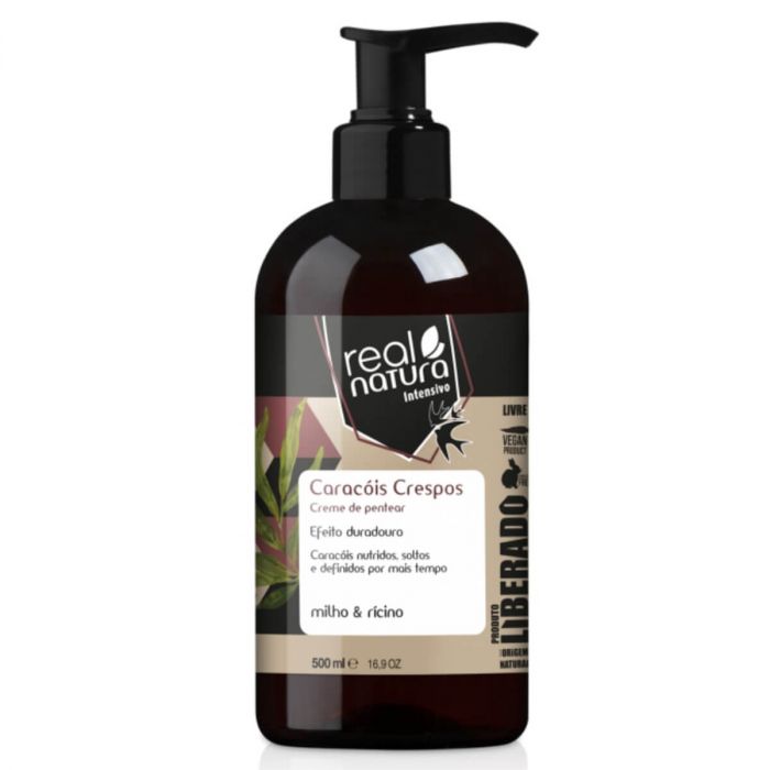 Real Natura Caracóis Crespos Champú 500ml - Aladin Beauty