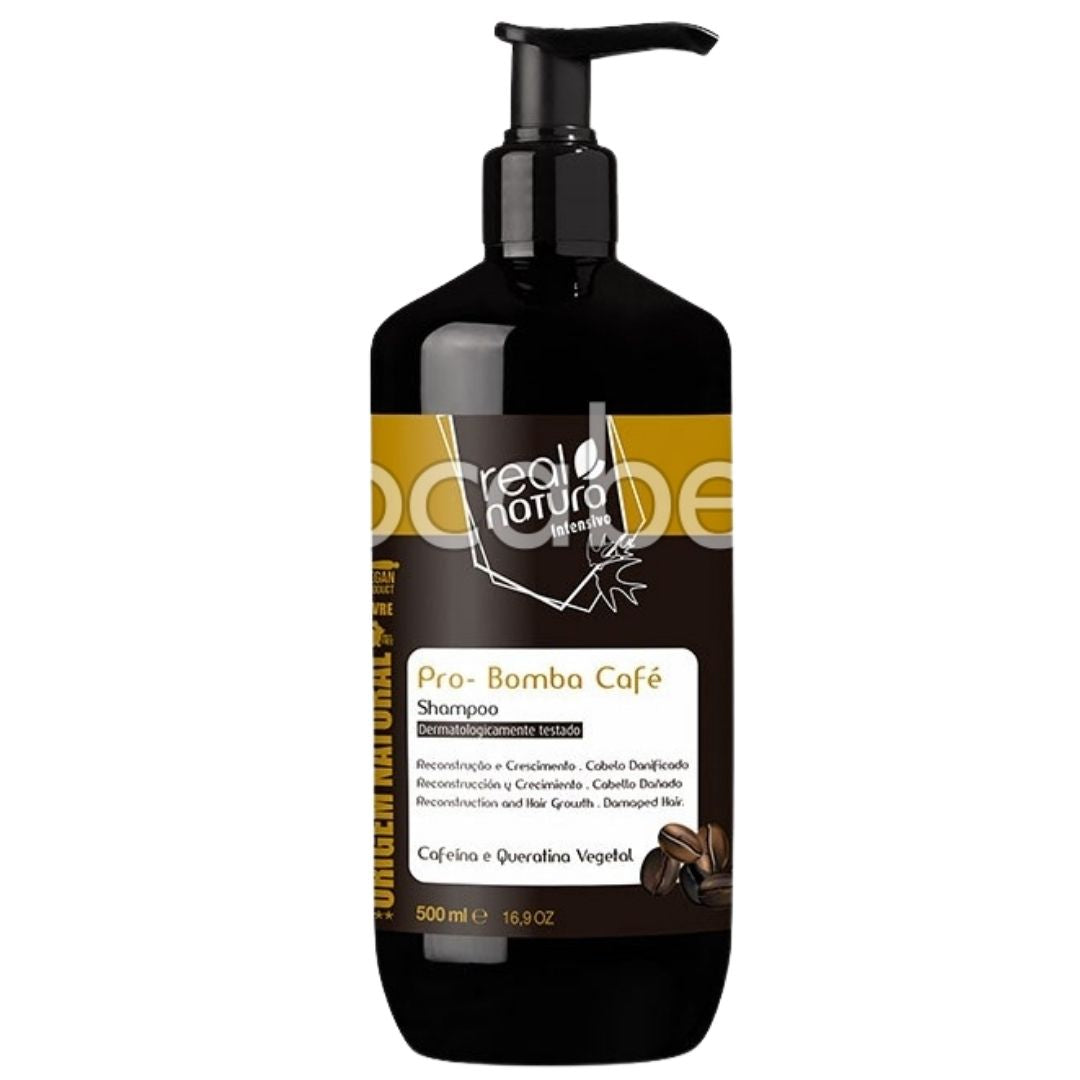 Real Natura Champú Pro-Reparaçao Bomba Café 500ml - Aladin Beauty