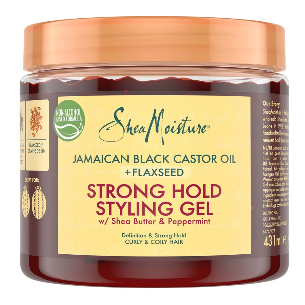 Shea Moisture Jamaican Black Castor Oil Strong Hold Gel 431ml - Aladin Beauty