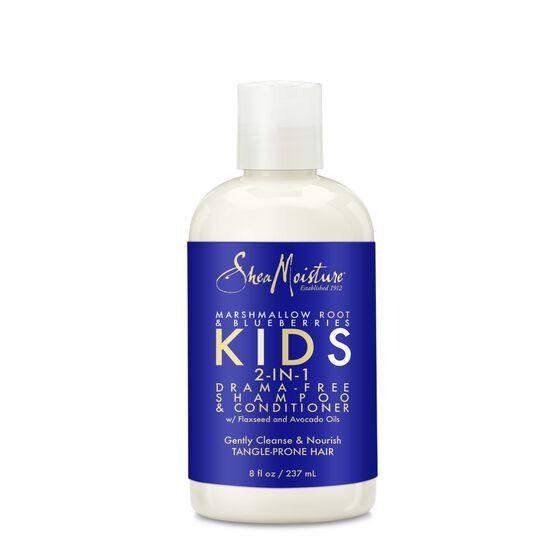 Shea Moisture Marshmallow Root & Blueberries Kids 2-In-1 Drama-Free Shampoo & Conditioner - Aladin Beauty
