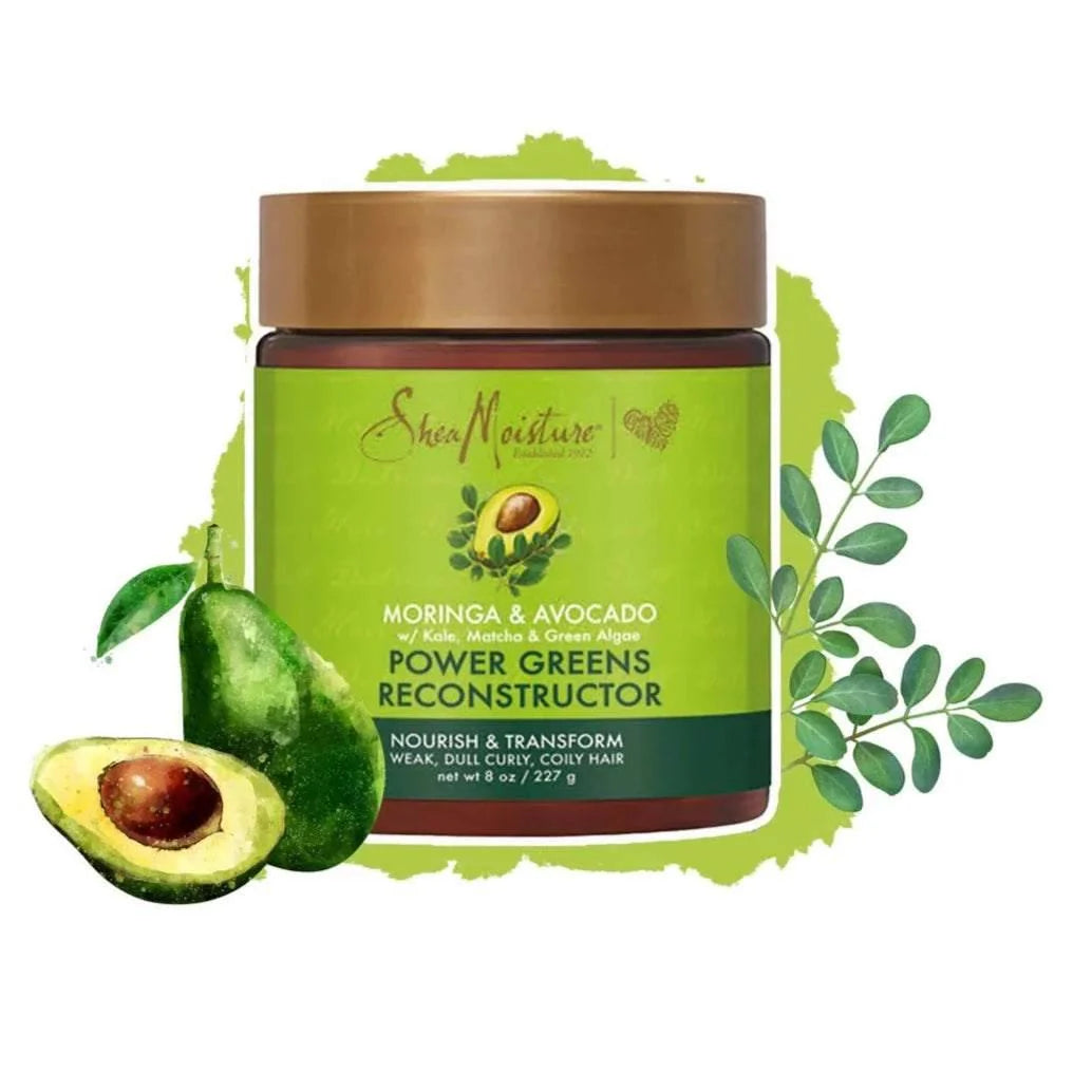Shea Moisture Moringa & Avocado Power Greens Reconstructor 227g - Aladin Beauty