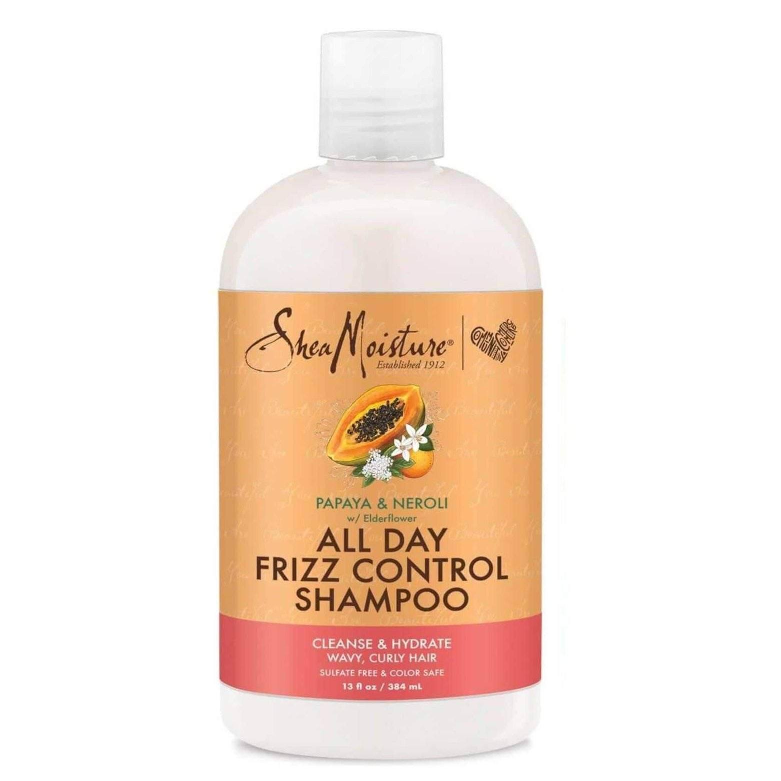 Shea Moisture Papaya & Neroli All Day Frizz Control Champú - Aladin Beauty