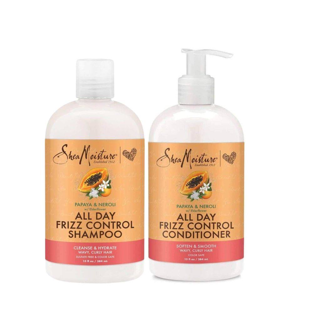 Shea Moisture Papaya & Neroli All Day Frizz Control Pack - Aladin Beauty