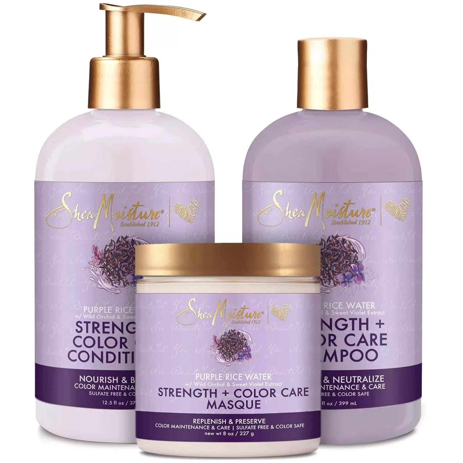 Shea Moisture Purple Rice Water Pack of 3 - Aladin Beauty
