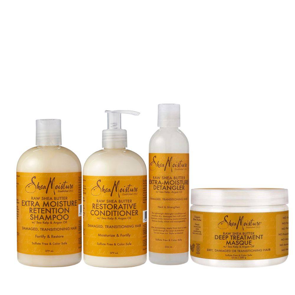 Shea Moisture Raw Shea Butter Pack of 4 - Aladin Beauty