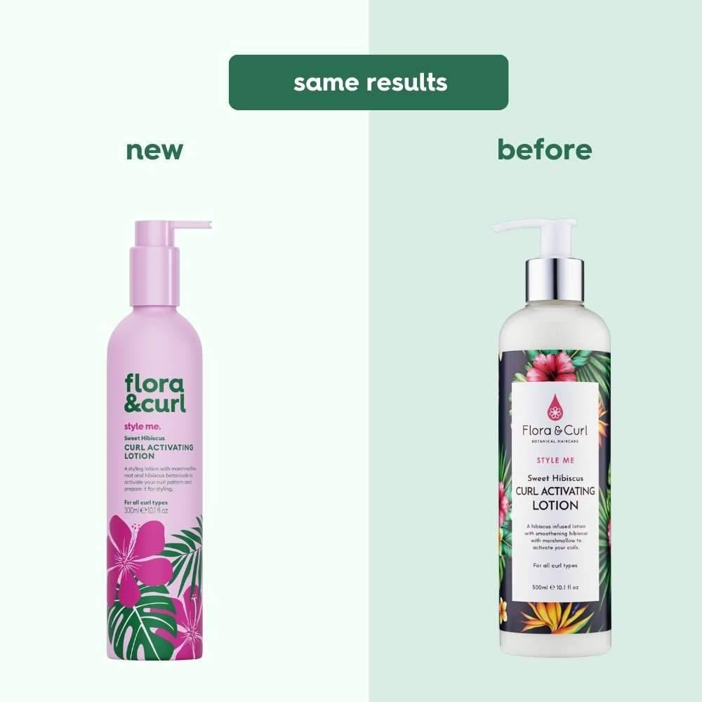 Flora & Curl Style Me Sweet Hibiscus Curl Activating Lotion 300ml