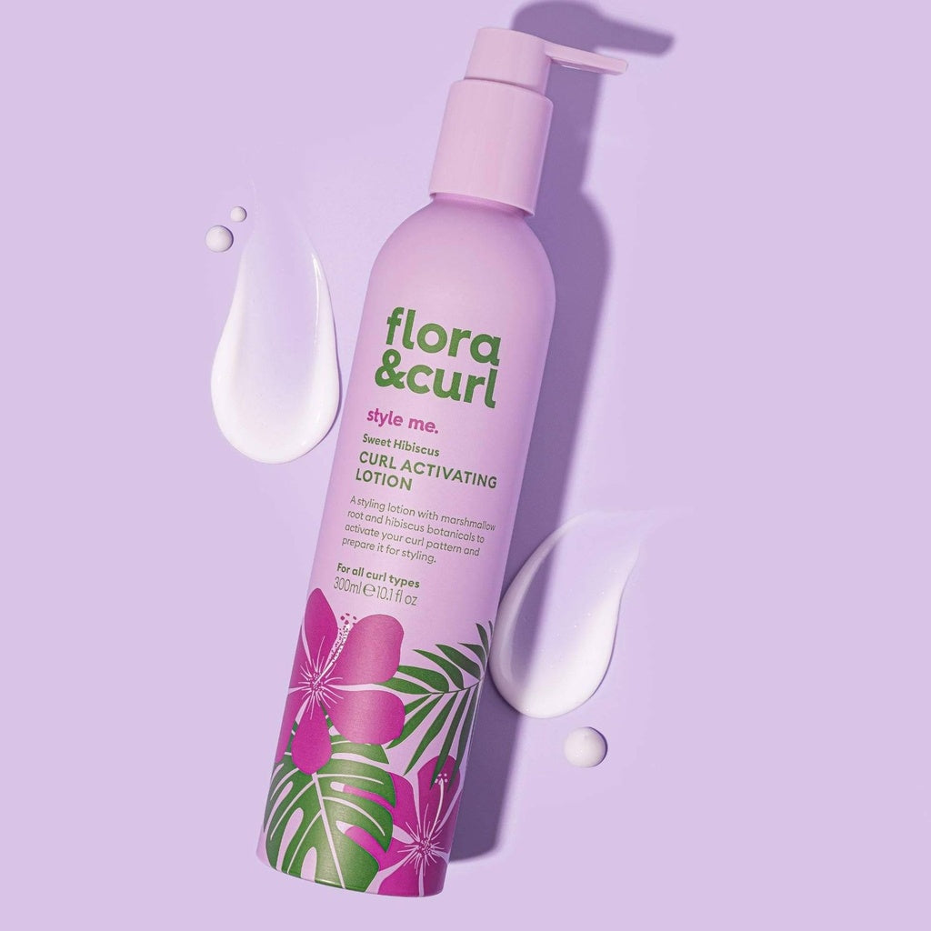 Flora & Curl Style Me Sweet Hibiscus Curl Activating Lotion 300ml