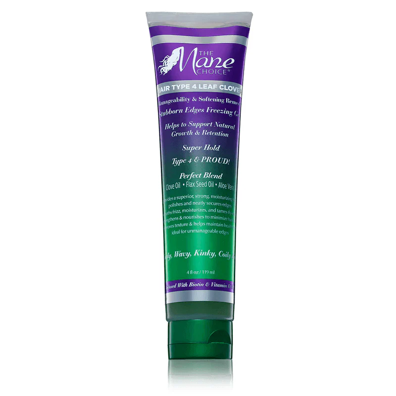 The Mane Choice Hair Type 4 Leaf Cover Stubborn Edges Freezing Gel 119ml - Aladin Beauty